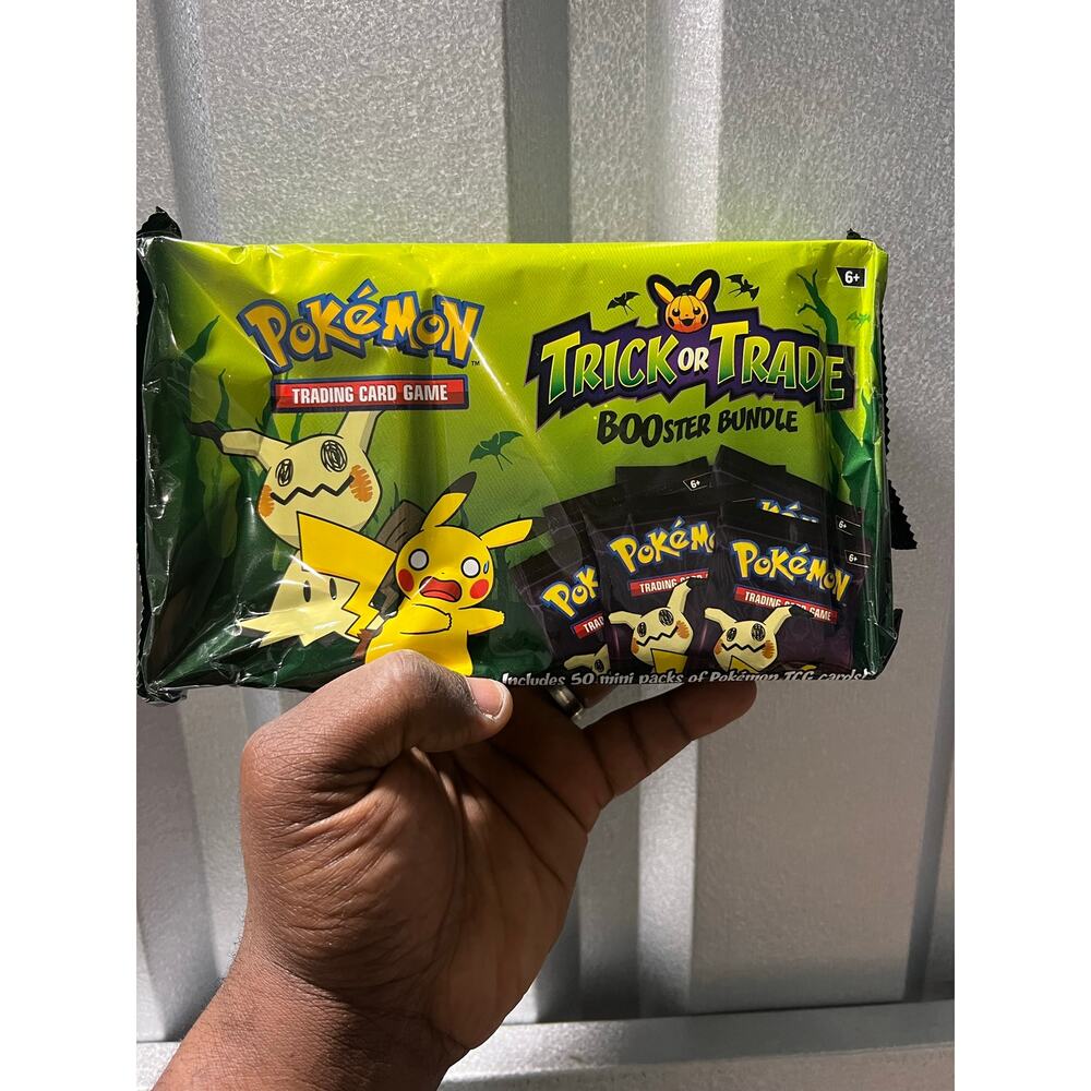 Pokemon Trick or Trade BOOster Bundle Sealed 50 Mini Packs Halloween TCG